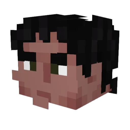StewTheRat Minecraft avatar head, 3D render