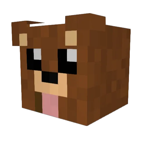 Stewart455 Minecraft avatar head, 3D render