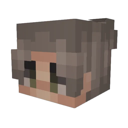 Stewie679 Minecraft avatar head, 3D render