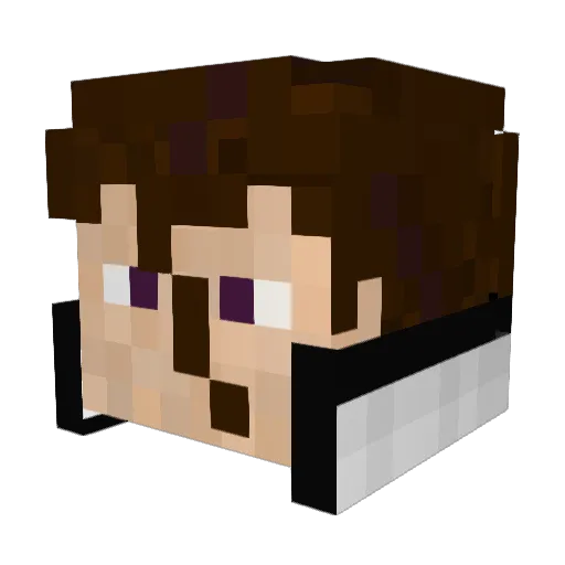 StewieBean Minecraft avatar head, 3D render