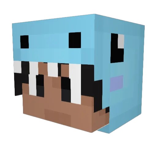 Stexinh1 Minecraft avatar head, 3D render