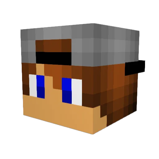 Stexpert_ILY Minecraft avatar head, 3D render