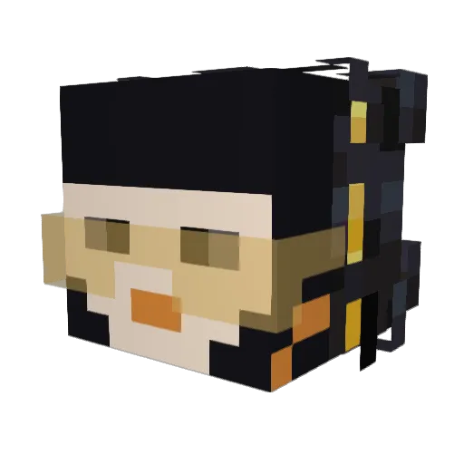 StezeyMC Minecraft avatar head, 3D render