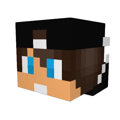 Stg_Bannane Minecraft avatar head, 3D render