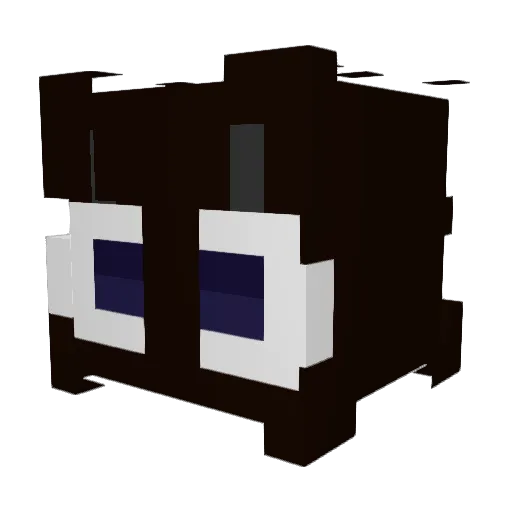 Stibbar Minecraft avatar head, 3D render