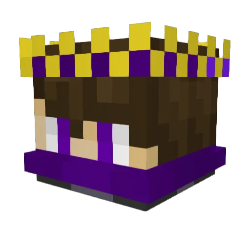 Stich5978 Minecraft avatar head, 3D render