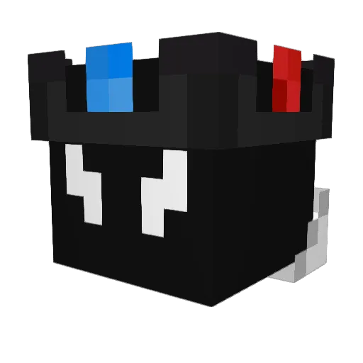 SticheKraken Minecraft avatar head, 3D render