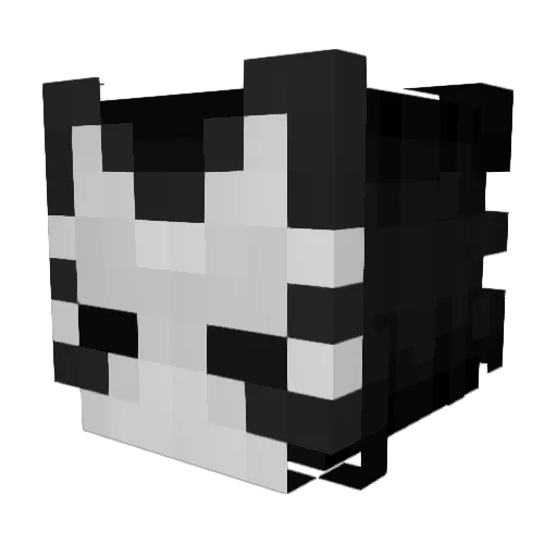 Stick29400 Minecraft avatar head, 3D render