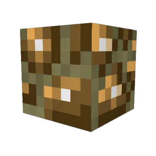 StickMania Minecraft avatar head, 3D render