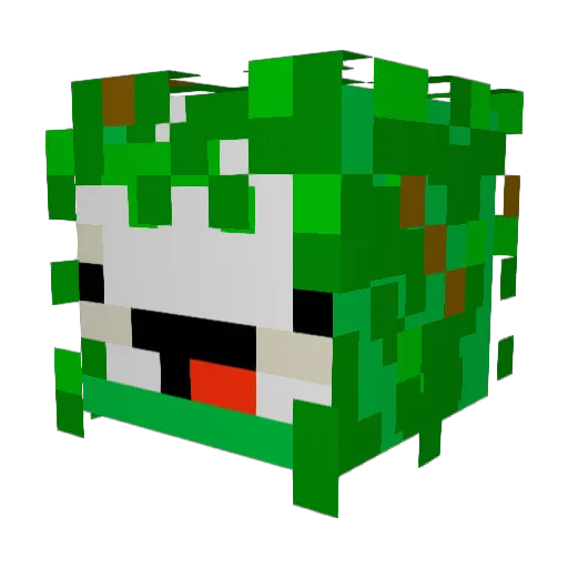 Stickbug_RH Minecraft avatar head, 3D render