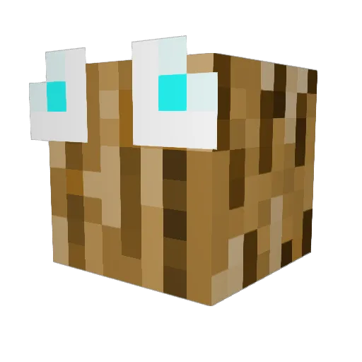 StickoMC Minecraft avatar head, 3D render