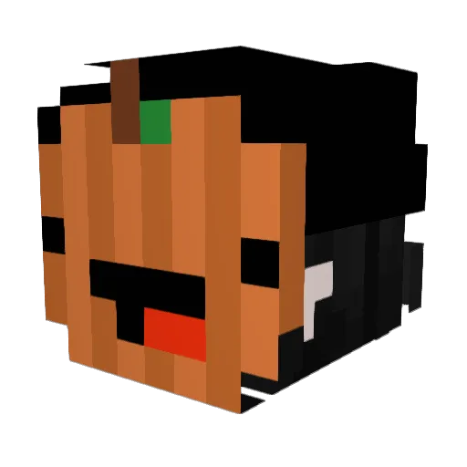 StickxBones Minecraft avatar head, 3D render