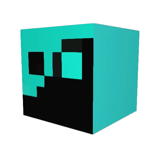 StickyBoy143 Minecraft avatar head, 3D render