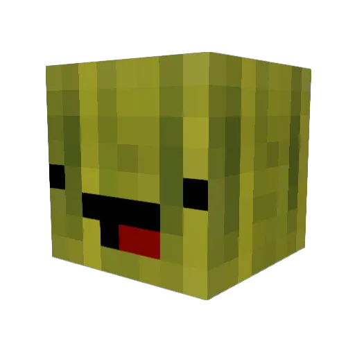 StickyPete616 Minecraft avatar head, 3D render