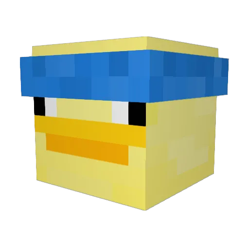 StickySniper Minecraft avatar head, 3D render