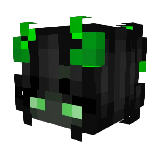 Sticky_Blocks Minecraft avatar head, 3D render