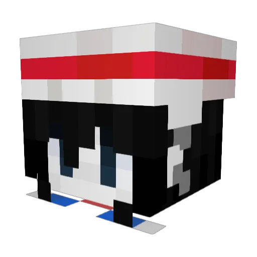 Stickycz751 Minecraft avatar head, 3D render