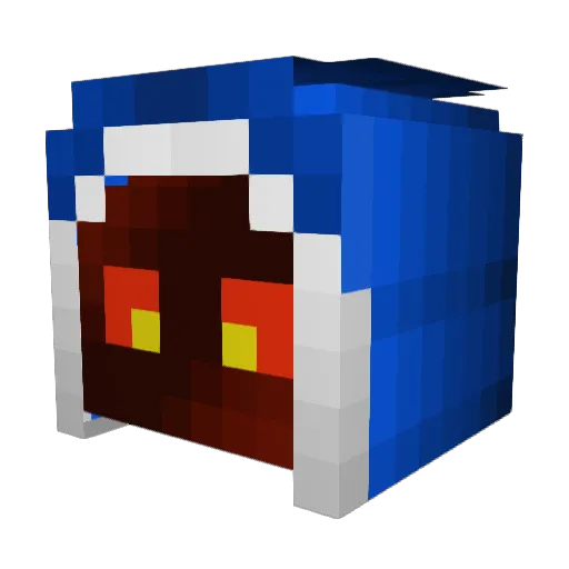 Stickz7495 Minecraft avatar head, 3D render