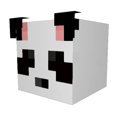 Stidnit Minecraft avatar head, 3D render