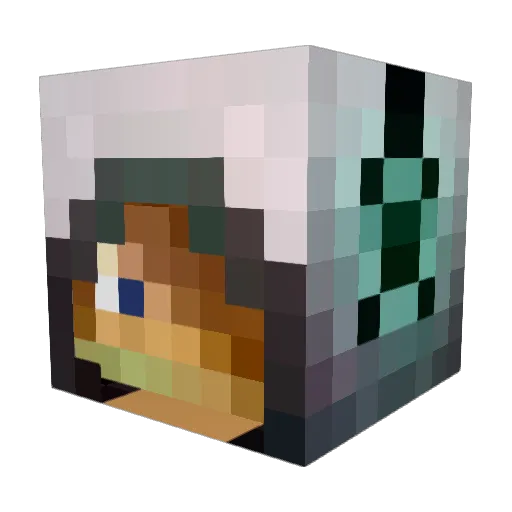 Stido94 Minecraft avatar head, 3D render