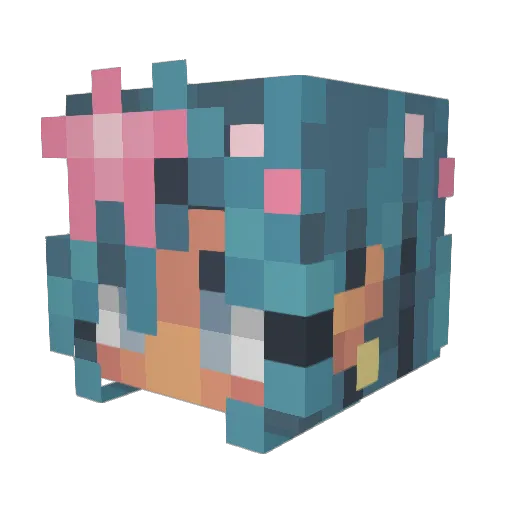 Stiffslab42069 Minecraft avatar head, 3D render