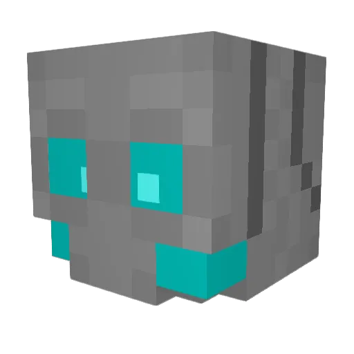 Stigab Minecraft avatar head, 3D render