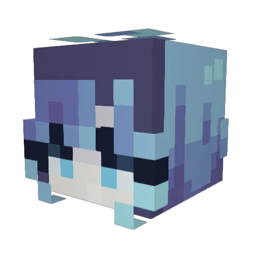 Stigmaone Minecraft avatar head, 3D render