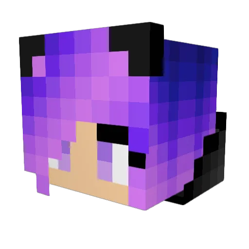 Stigmatika_ Minecraft avatar head, 3D render