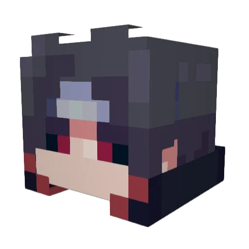 StijnDeReus Minecraft avatar head, 3D render