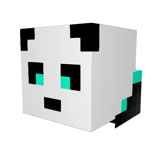 Stijnmans Minecraft avatar head, 3D render