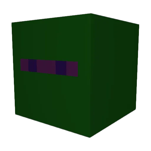 Stijnvp Minecraft avatar head, 3D render