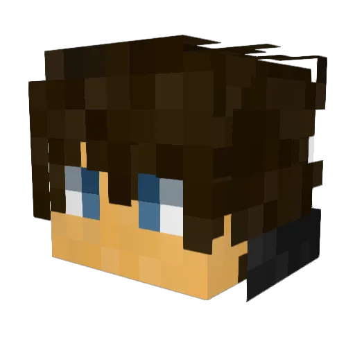 Stiles1 Minecraft avatar head, 3D render