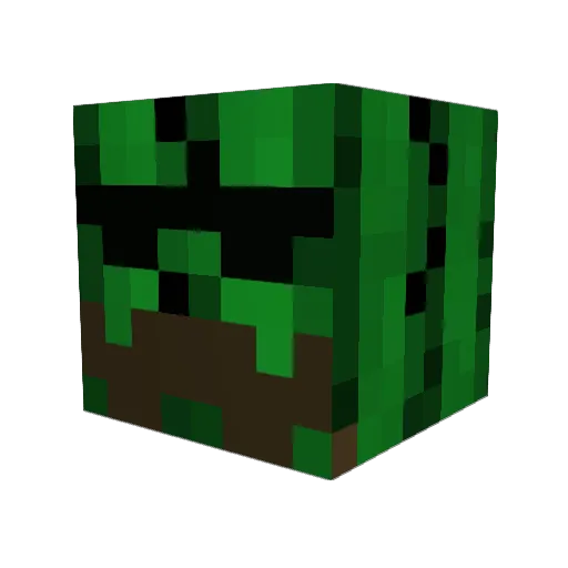 StillDry Minecraft avatar head, 3D render