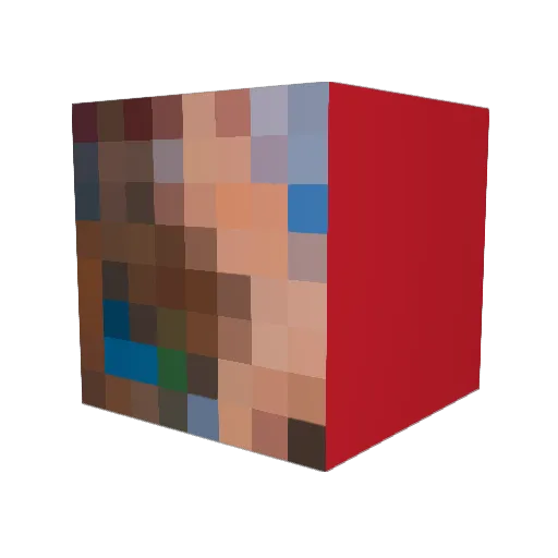 StillHappyBR Minecraft avatar head, 3D render