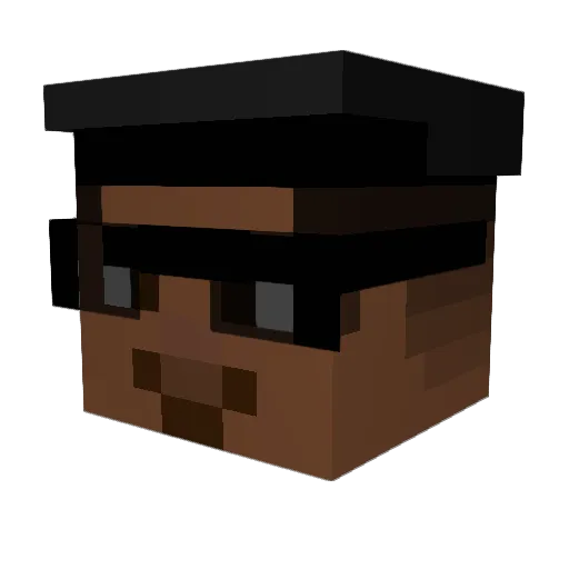 StillInferno Minecraft avatar head, 3D render