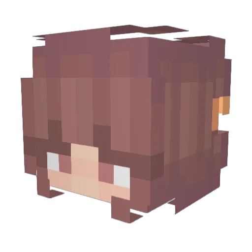 StillMoon_ Minecraft avatar head, 3D render