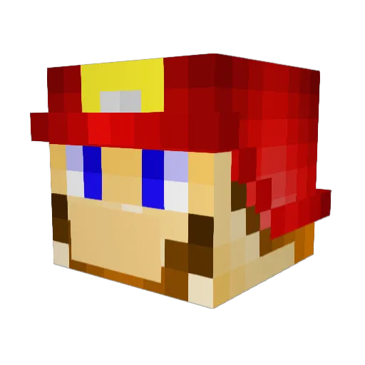 StillSinful Minecraft avatar head, 3D render