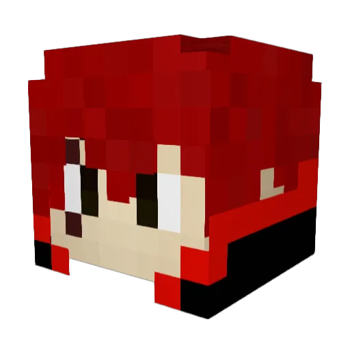 Still_Boosted Minecraft avatar head, 3D render