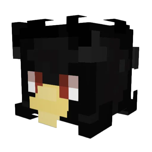 Stilmert Minecraft avatar head, 3D render