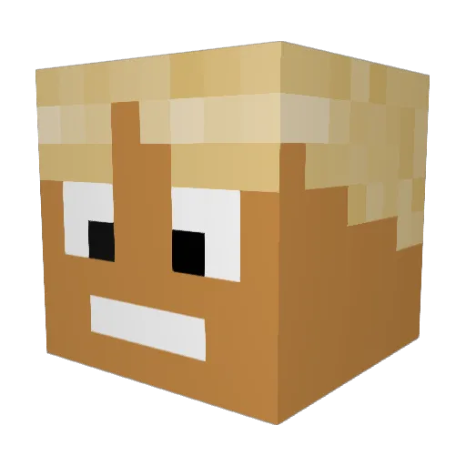 Stilmonkey9333 Minecraft avatar head, 3D render