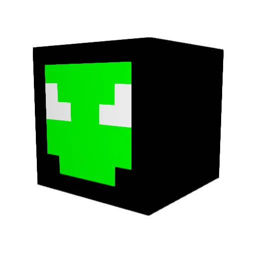 Stimpy1213 Minecraft avatar head, 3D render
