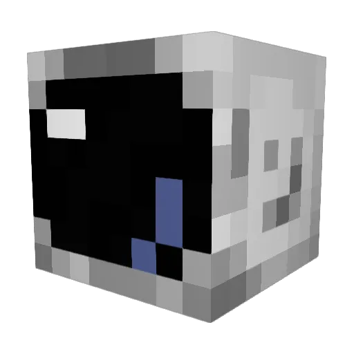 Stin187 Minecraft avatar head, 3D render