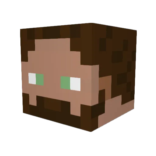 StinKithara Minecraft avatar head, 3D render
