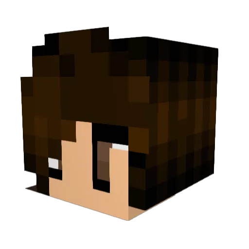 Sting42 Minecraft avatar head, 3D render