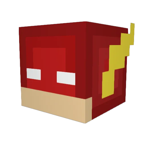 Sting_Gamer Minecraft avatar head, 3D render