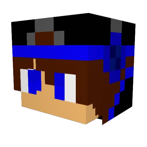 Stinger_3000 Minecraft avatar head, 3D render