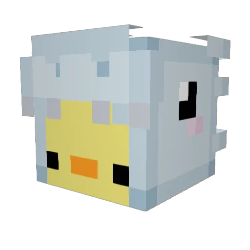 Stinger_Boss Minecraft avatar head, 3D render