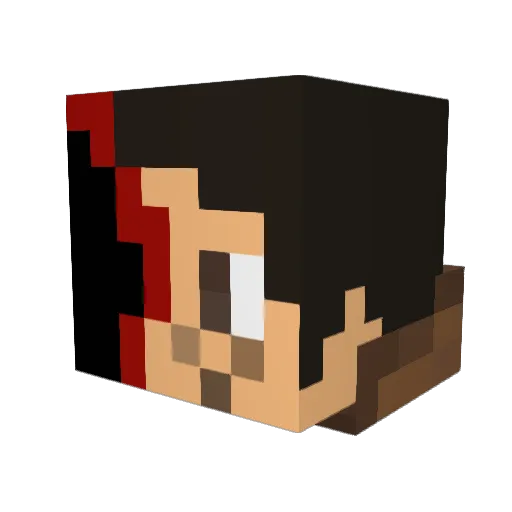 Stingray642 Minecraft avatar head, 3D render