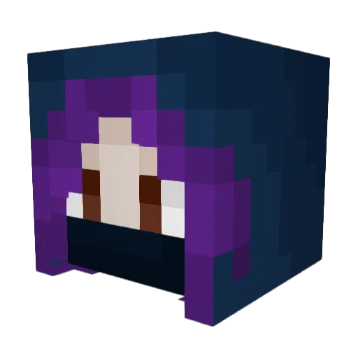 Stingray_8 Minecraft avatar head, 3D render