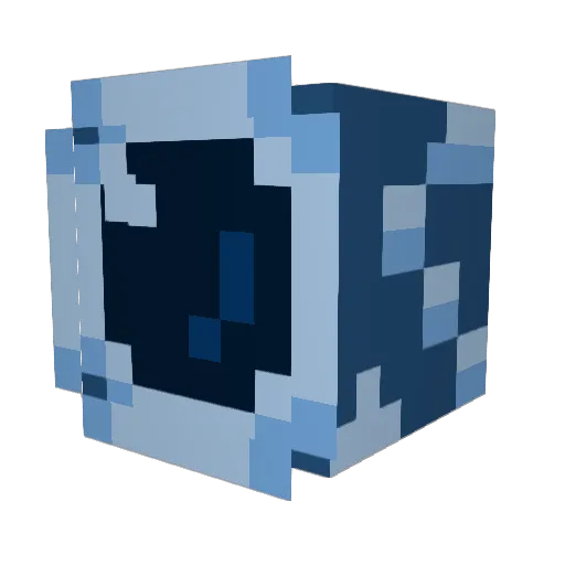 StinkPoes Minecraft avatar head, 3D render